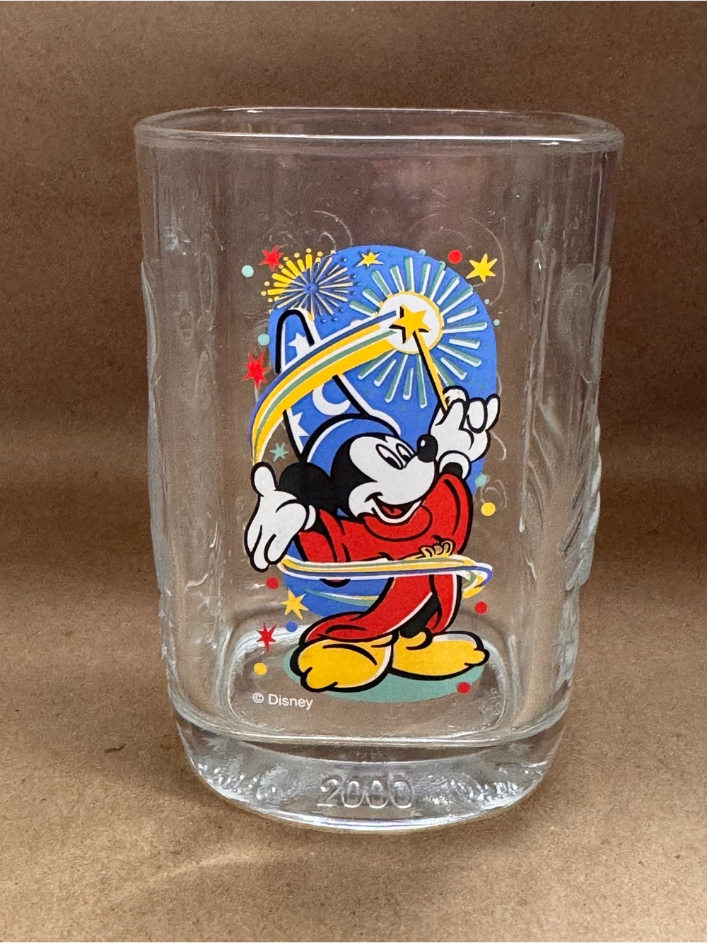 Set of 4 x 2000 McDonalds Walt Disney World Square Glass Tumblers - Picture 5 of 11